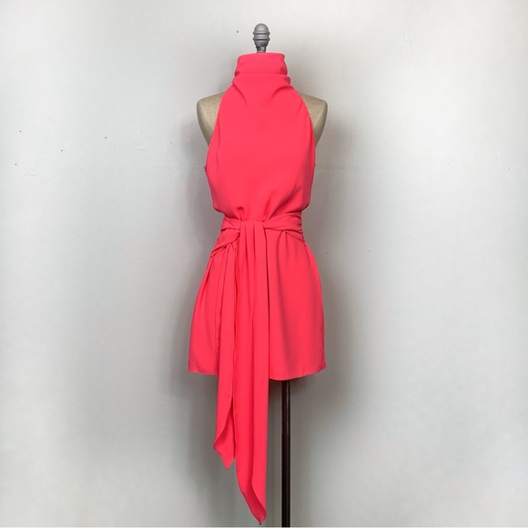 Amanda Uprichard Dresses & Skirts - Amanda Uprichard Sandrine Dress in Flouro Pink Size M